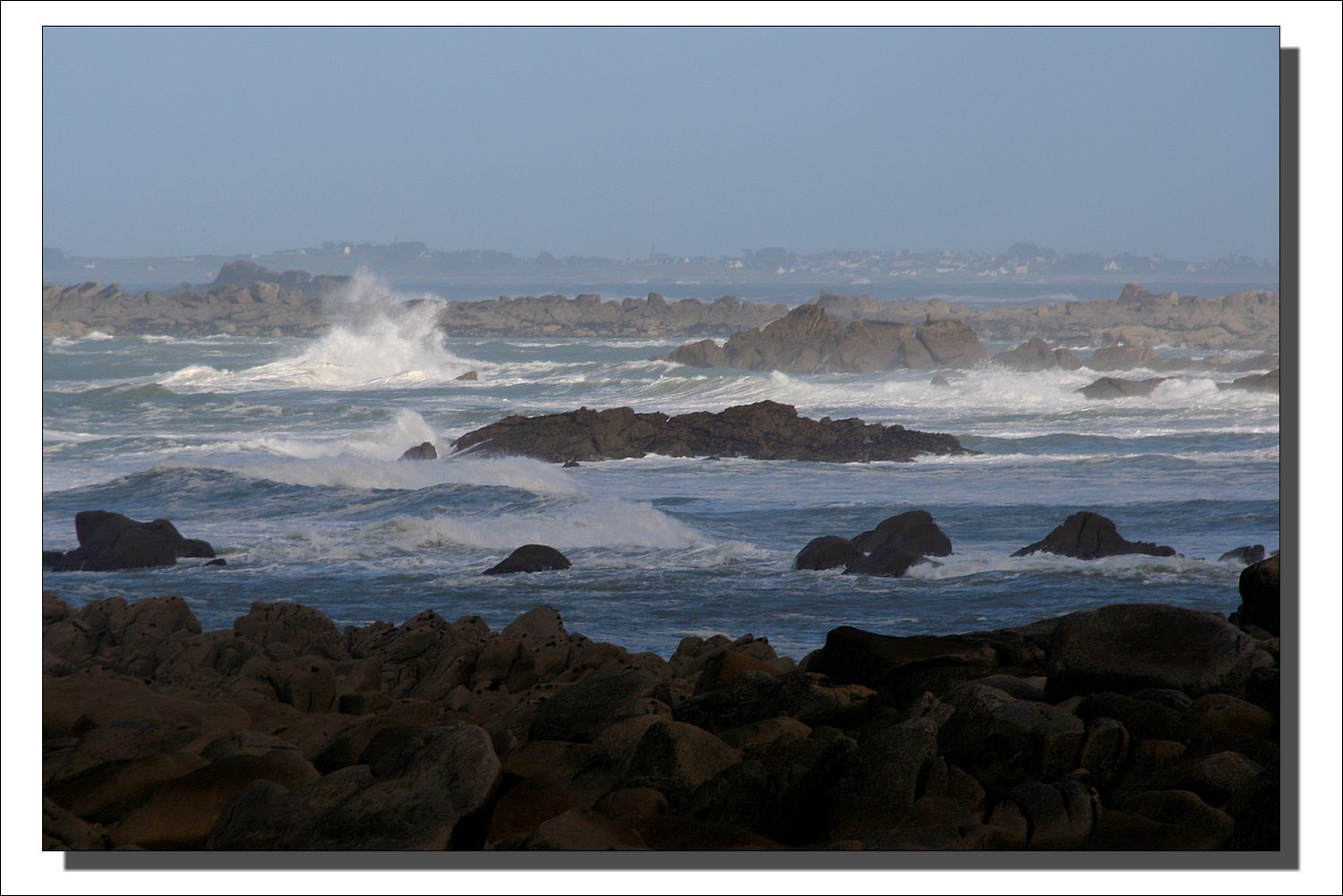 Tempête sur Plouescat