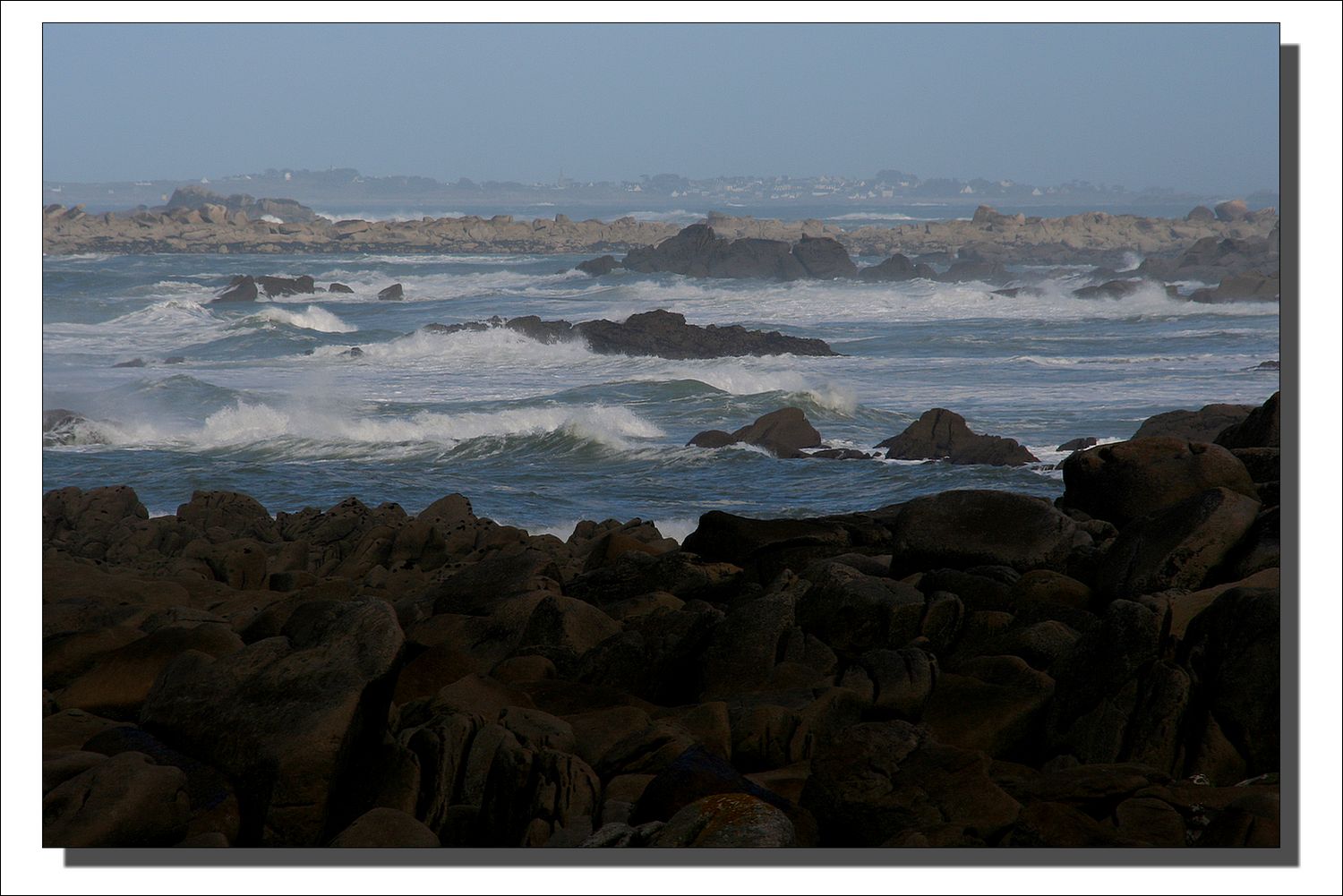 Tempête sur Plouescat