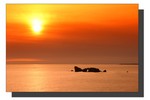 9 Août 2009 - Mer d'Iroise vue de la Pointe de Pen Hir - Coucher de soleil