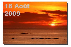 18 Août 2009 - Coucher de Soleil sur la Mer d'Iroise - Pointe de Pen Hir