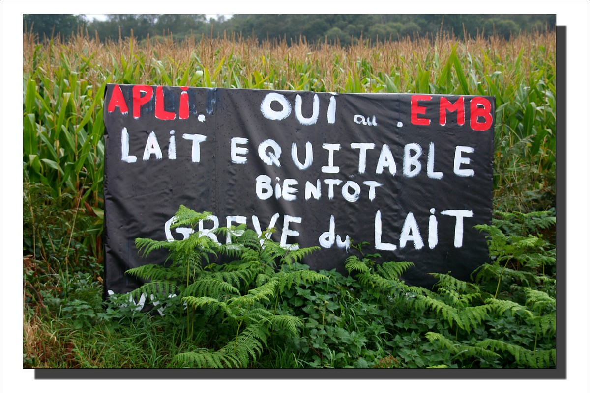 Lopérec - Grève du Lait - Septembre 2009