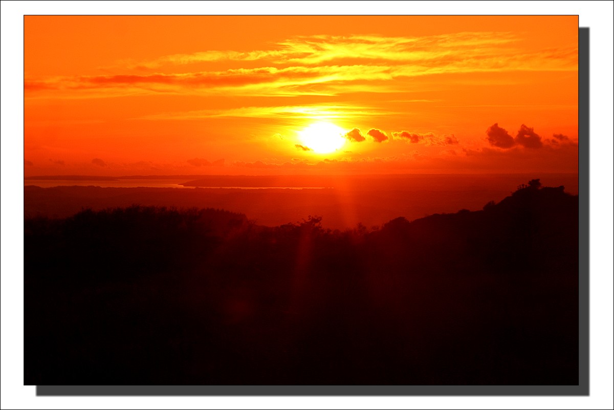 Lopérec - MenezMeur - Coucher de Soleil -21 Septembre 2009