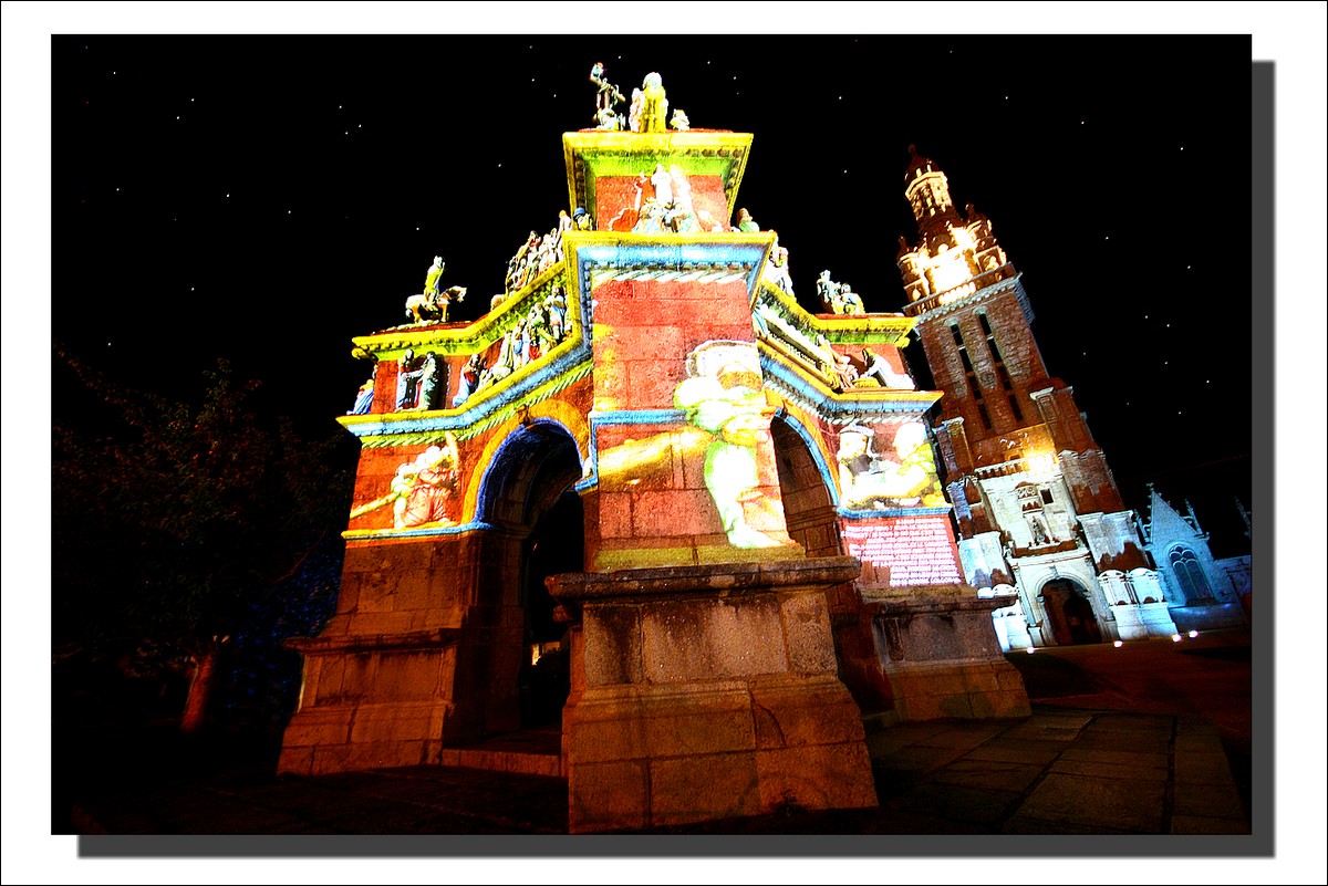 Pleyben, illumination du Calvaire