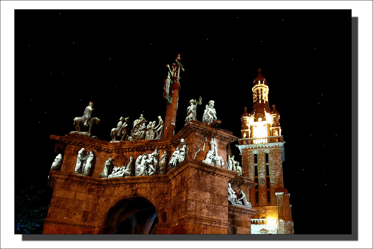 Pleyben, illumination du Calvaire