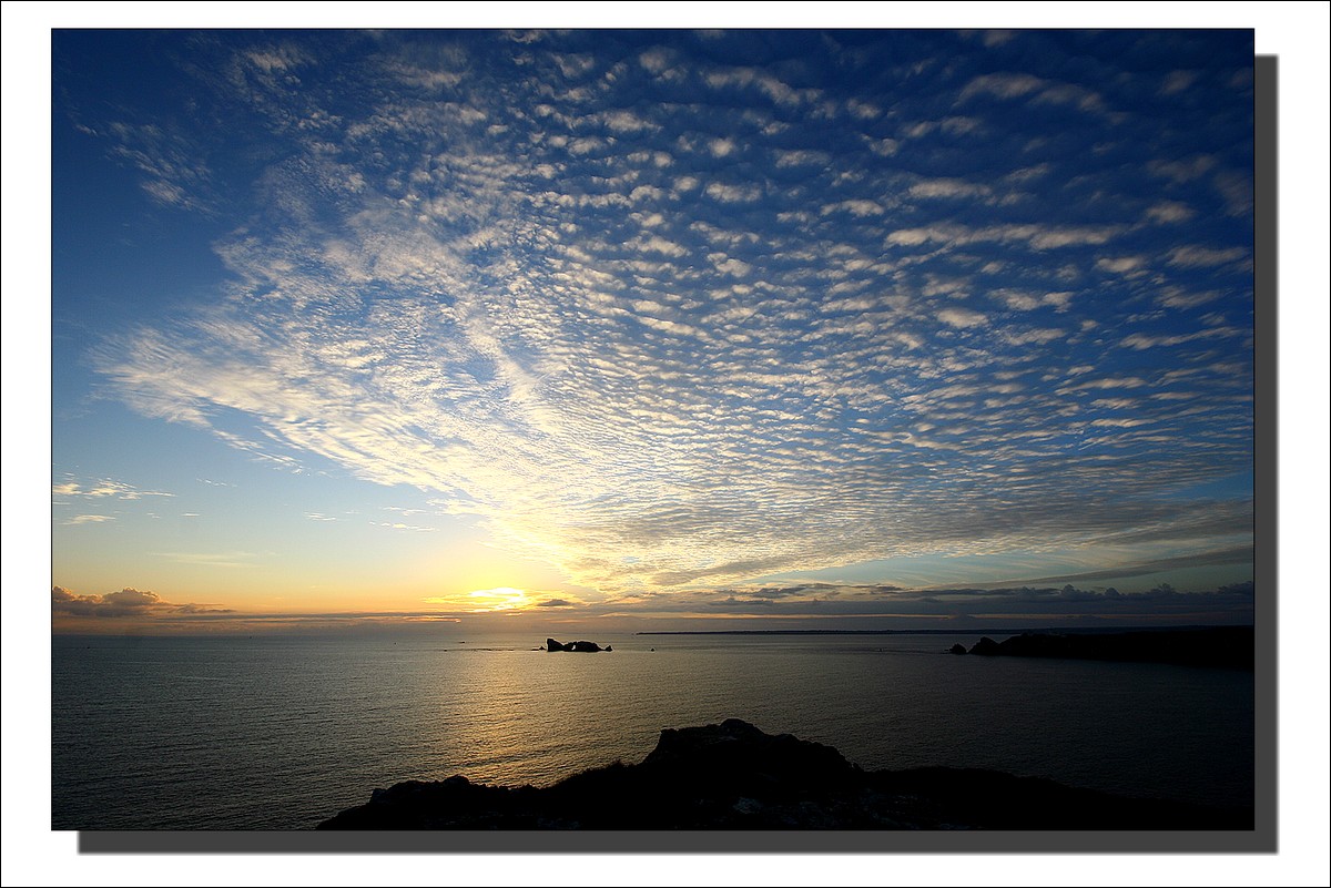 Coucher de soleil sur la Mer d'Iroise
