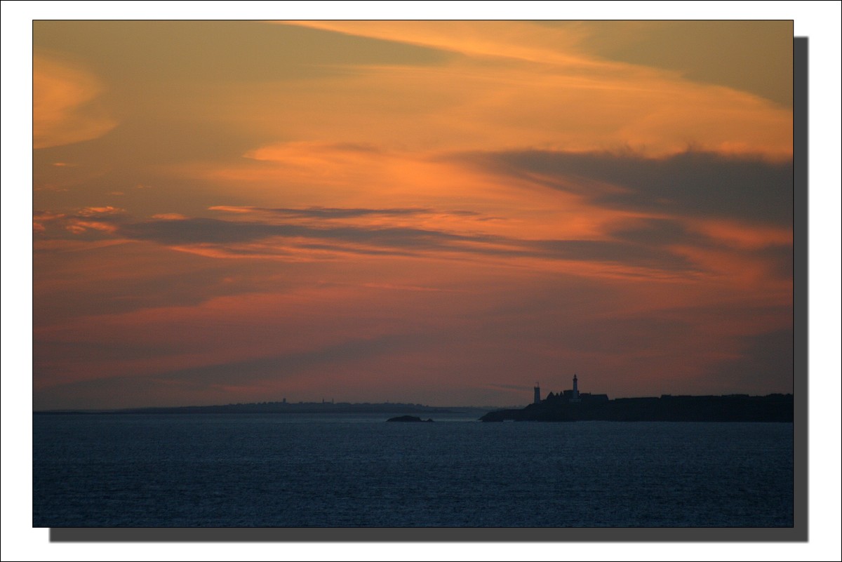 Coucher de soleil sur la Mer d'Iroise - Pen Hir 30 Août 2010