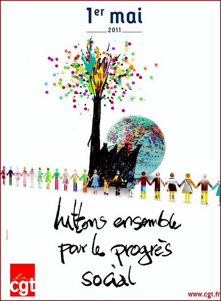 1er Mai 2011 - Affiche CGT