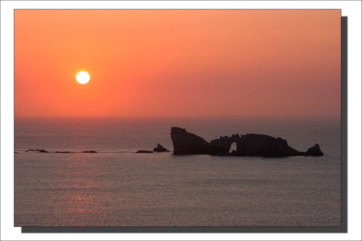 Coucher de Soleil sur les Rochers du Toulinguet