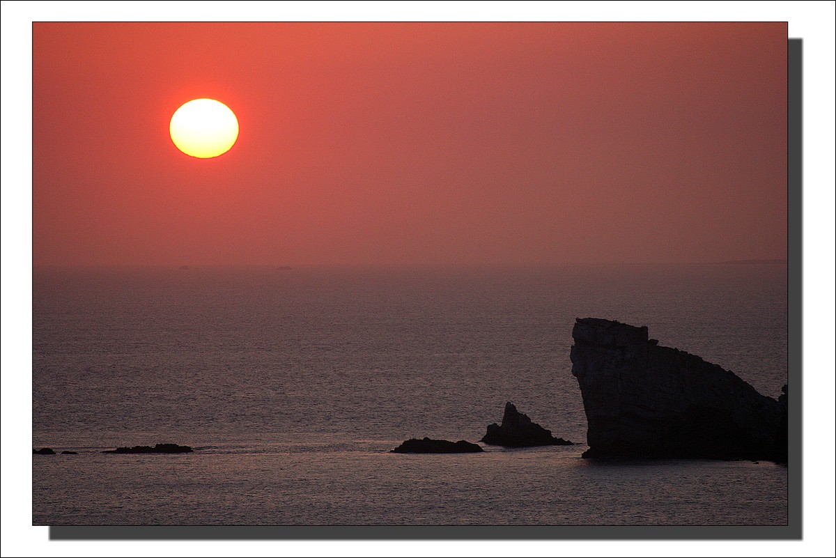 Coucher de Soleil sur les Rochers du Toulinguet
