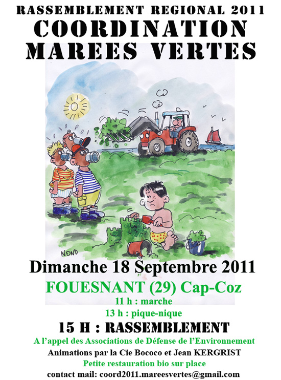 Algues Vertes - Manifestation 18 septembre 2011