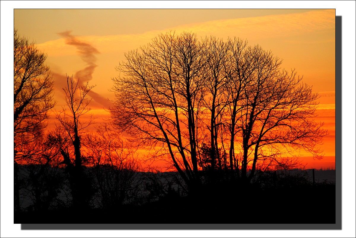 Lever de Soleil sur Lopérec