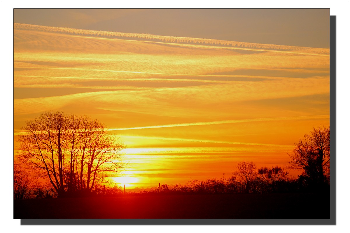 Lever de Soleil sur Lopérec