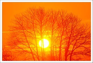 Lever du Soleil sur Lopérec