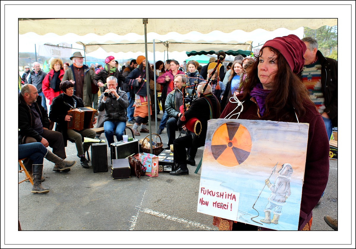Le Faou - Finistère - 11 mars 2011 - Rassemblement anti-nucléaire