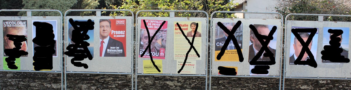 je vote, tu votes, il vote, nous votons, vous votez, ils votent