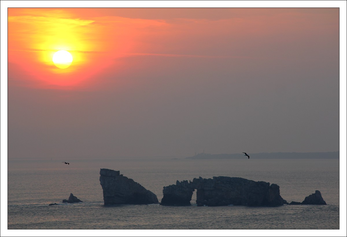 Coucher de soleil depuis la Pointe de Pen-Hir