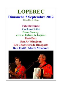 Dimanche 2 Septembre 2012 - Fête du Village de Lopérec -