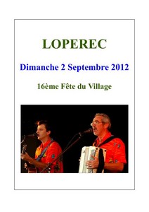 Dimanche 2 Septembre 2012 - Fête du Village de Lopérec -