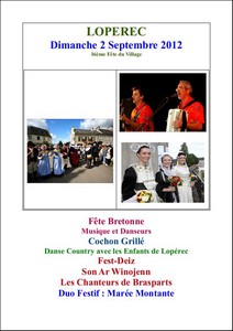 Dimanche 2 Septembre 2012 - Fête du Village de Lopérec -