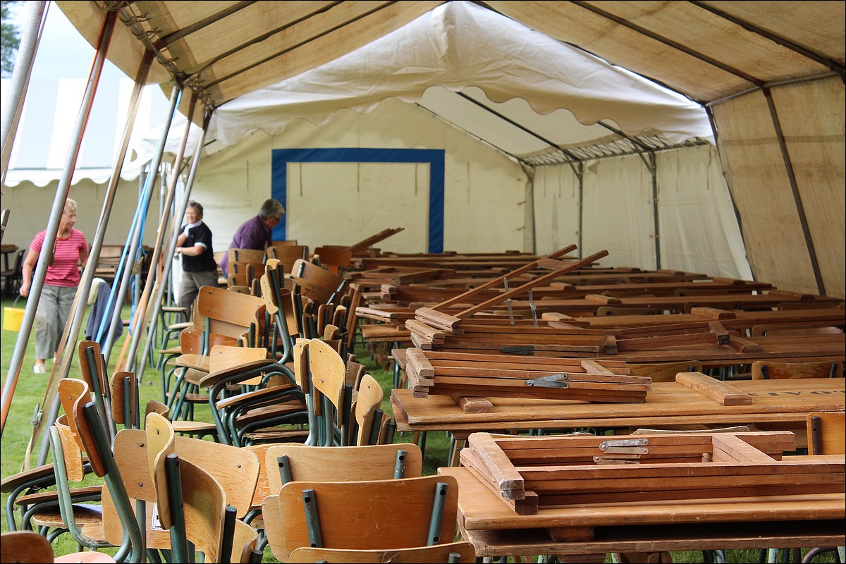 Samedi 1er Septembre 2012 - Lopérec - Préparation de la Fête du Village
