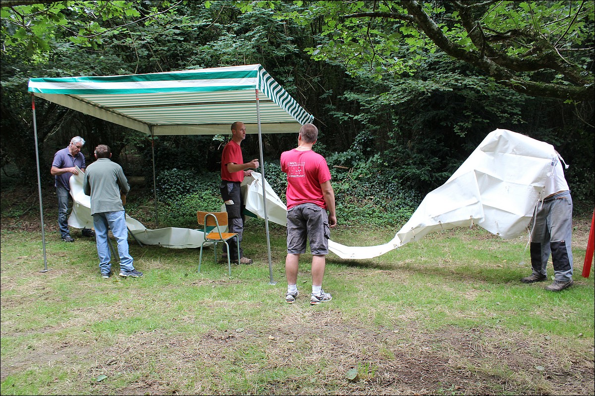 Samedi 1er Septembre 2012 - Lopérec - Préparation de la Fête du Village