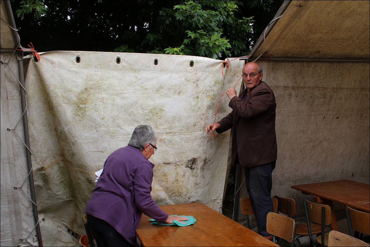 Samedi 1er Septembre 2012 - Lopérec - Préparation de la Fête du Village