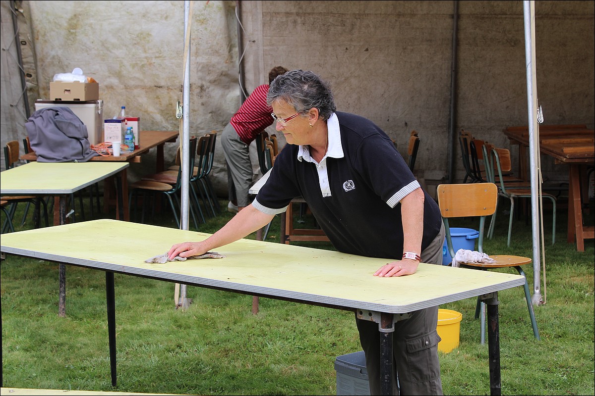 Samedi 1er Septembre 2012 - Lopérec - Préparation de la Fête du Village