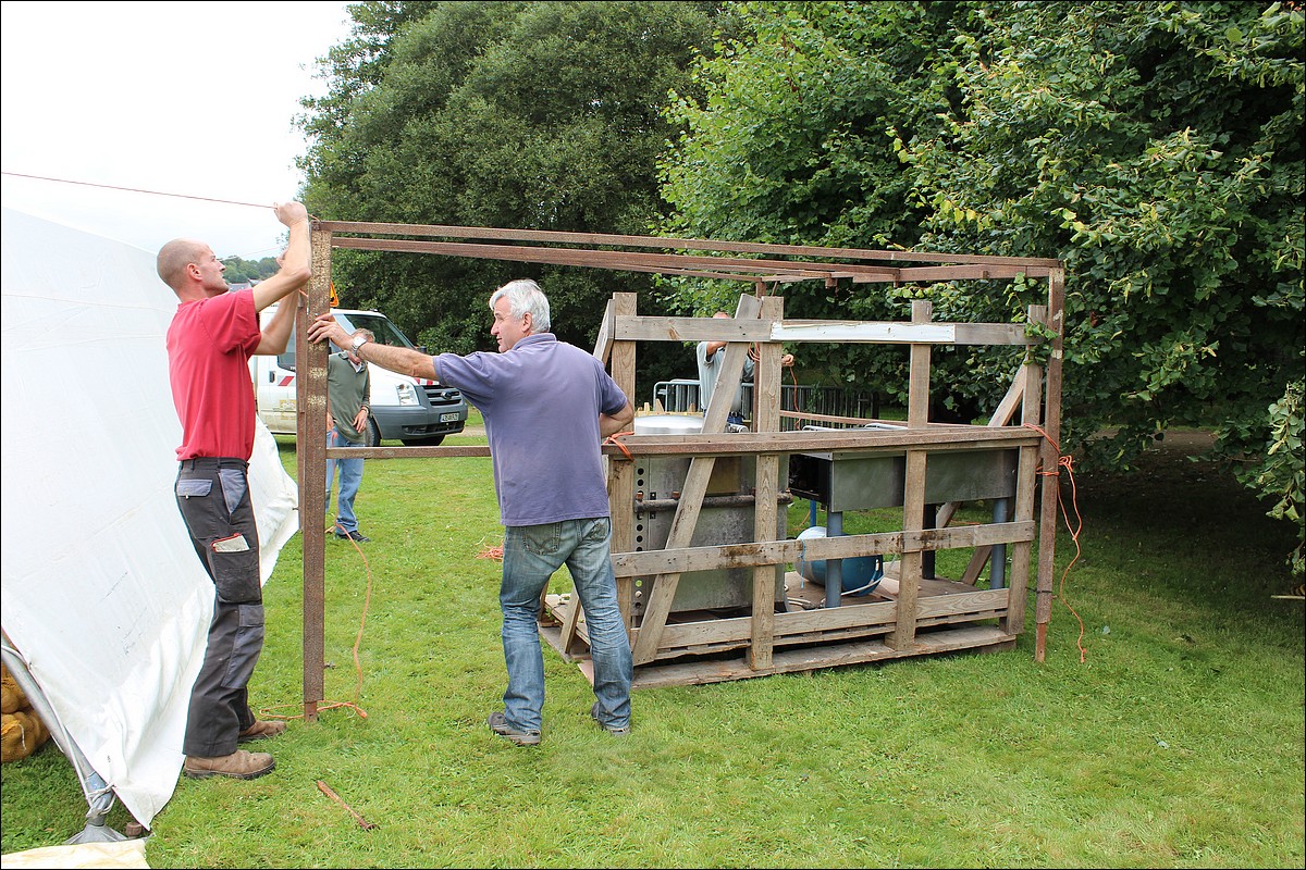 Samedi 1er Septembre 2012 - Lopérec - Préparation de la Fête du Village