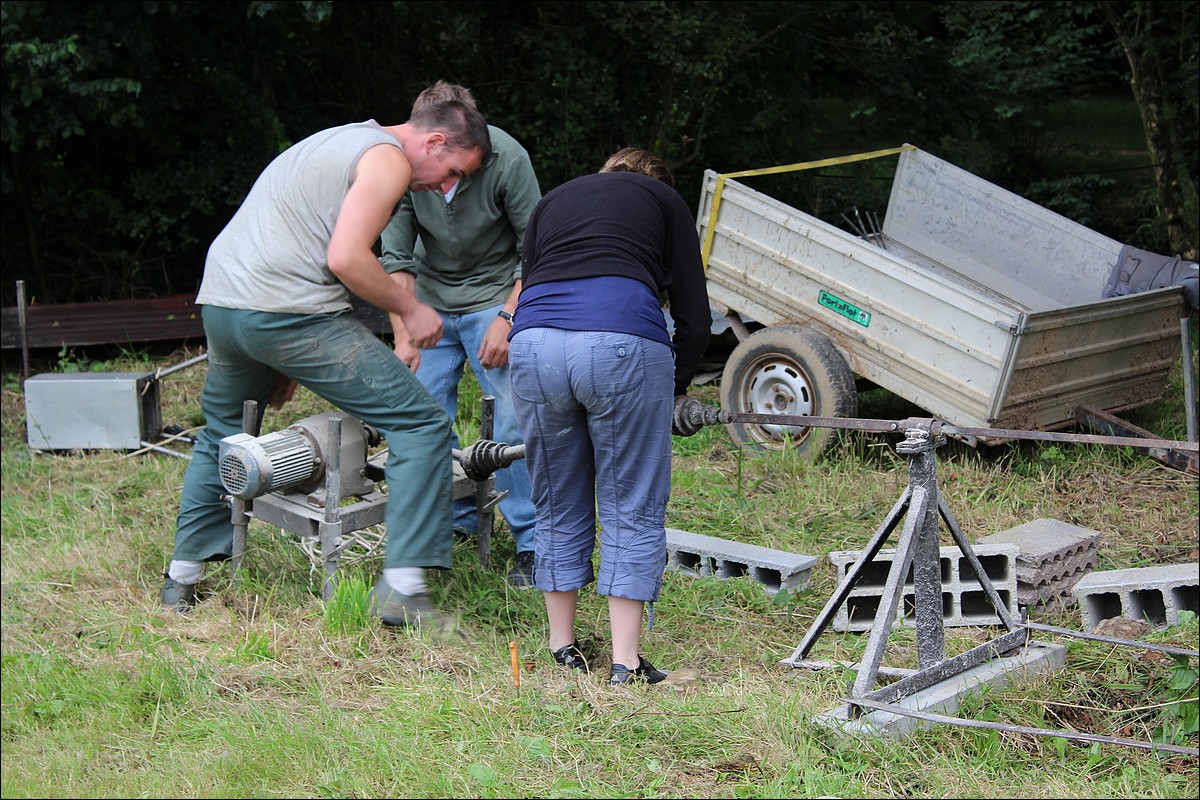 Samedi 1er Septembre 2012 - Lopérec - Préparation de la Fête du Village
