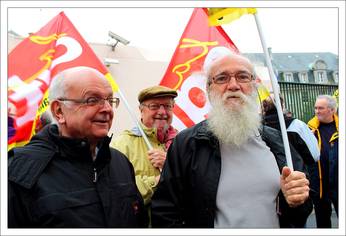 Brest - rassemblement retraités