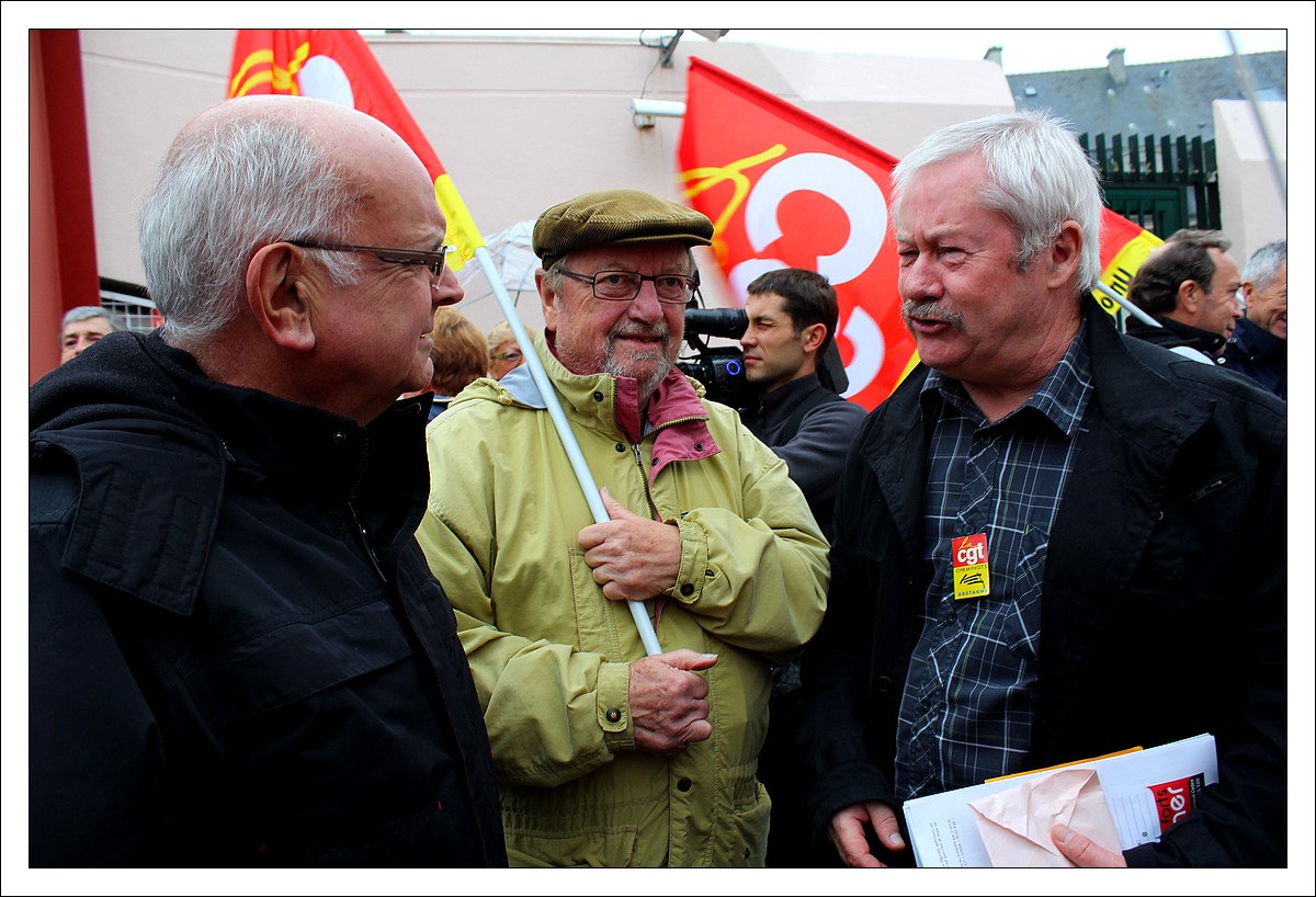 Brest - rassemblement retraités