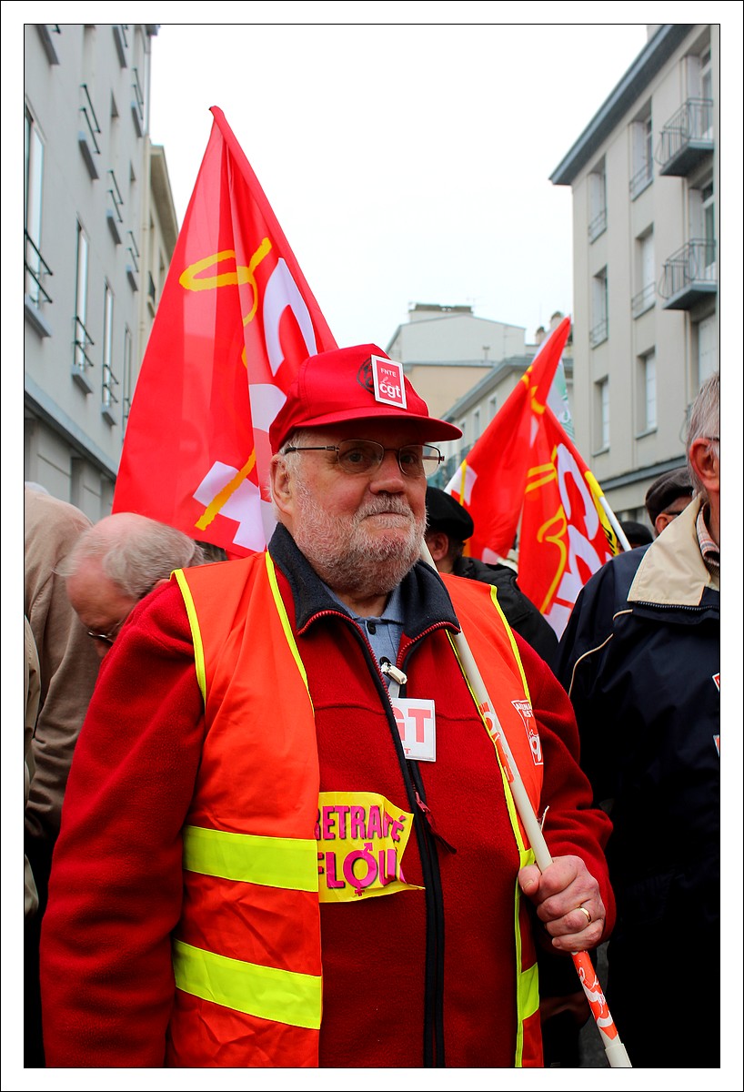 Brest - rassemblement retraités