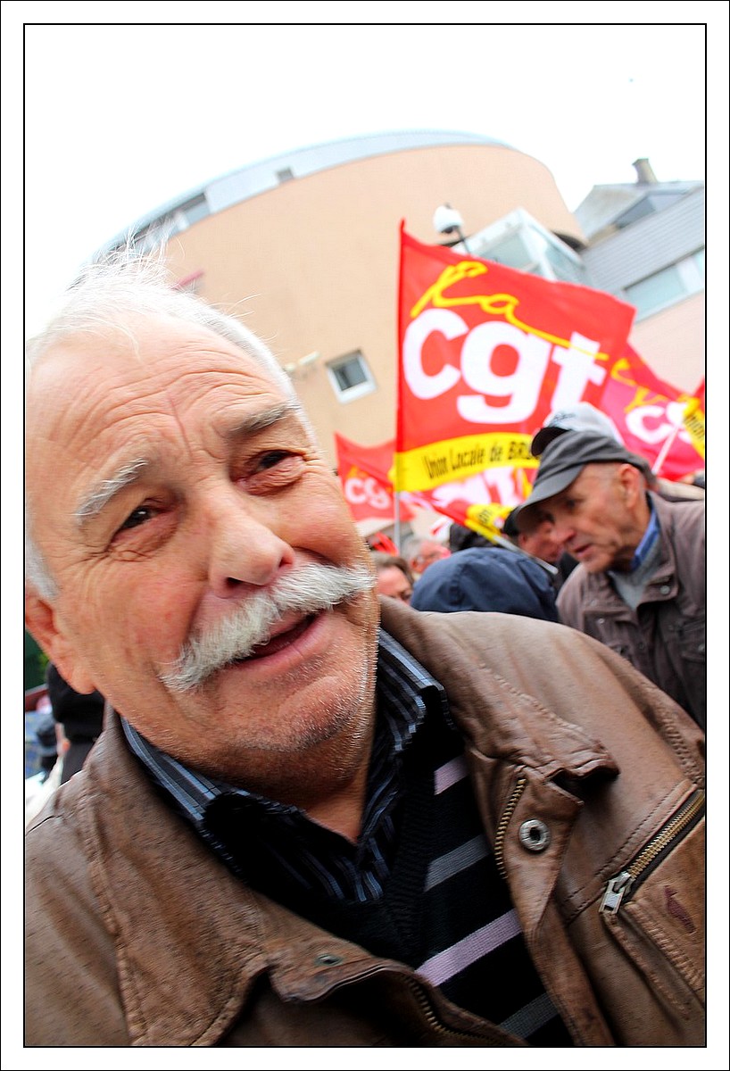 Brest - rassemblement retraités