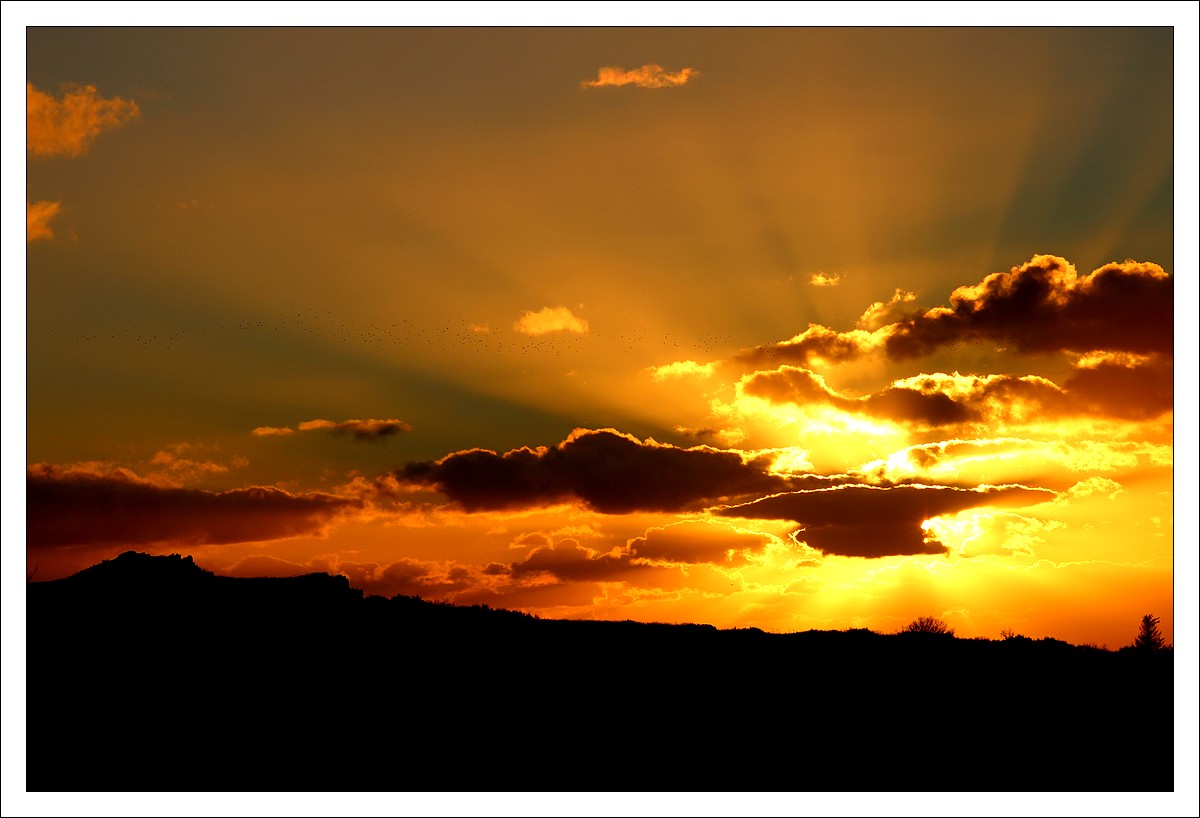 Coucher de Soleil sur les Monts d'Arrée