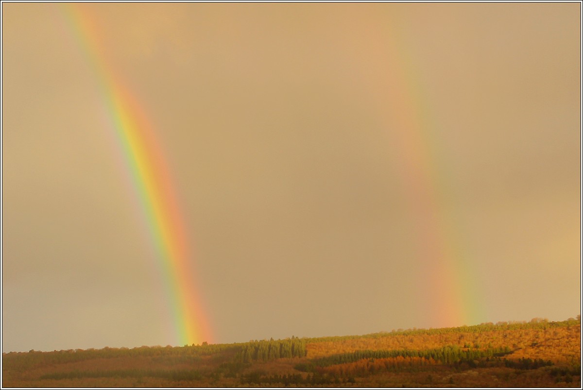 Lopérec - Arc en ciel sur le Breuil
