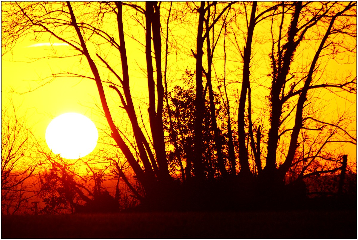 Lever de Soleil sur la Campagne Lopérécoise