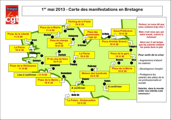 1er mai en Finistère