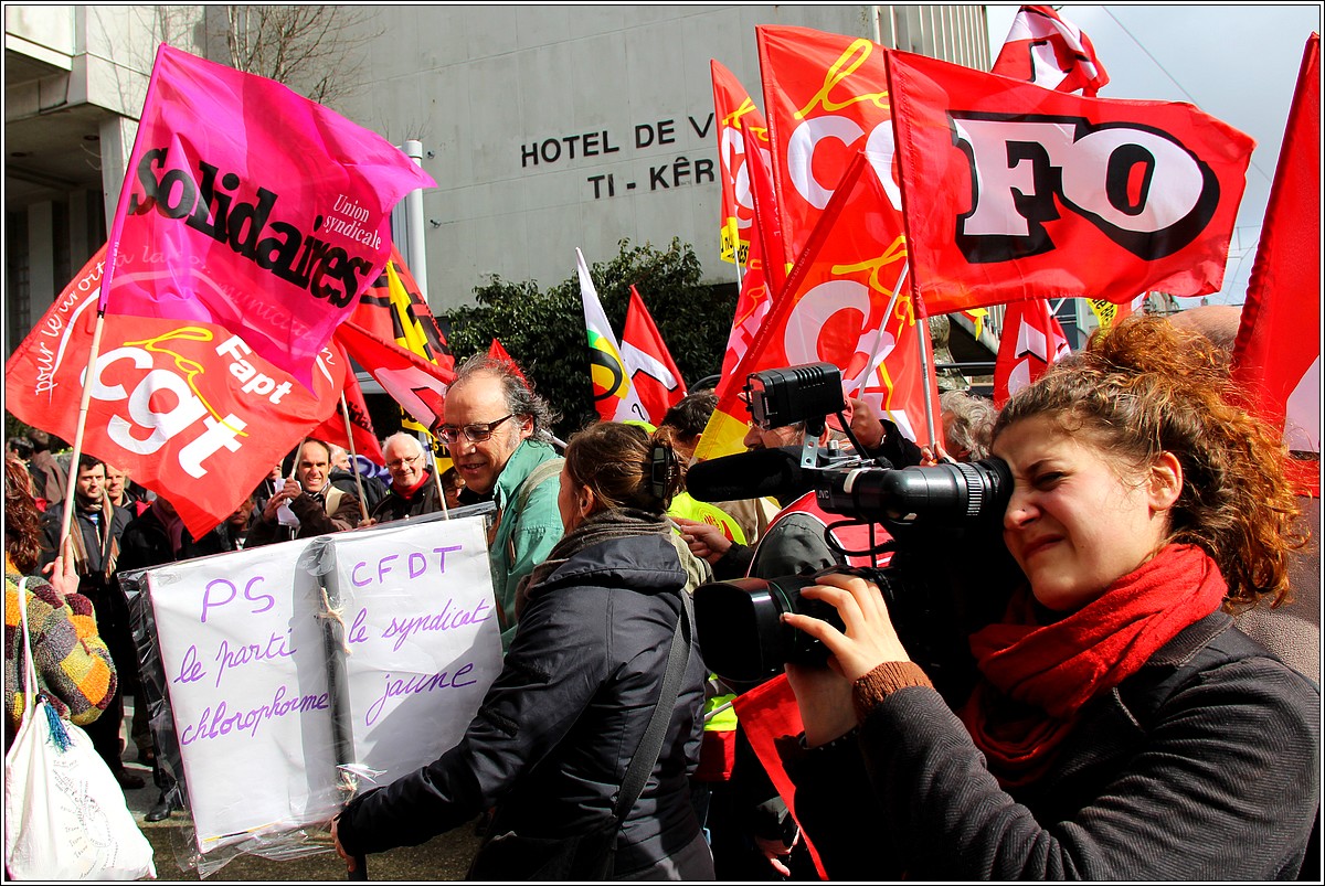 Brest - 9 avril 2013 - manifestation contre l'ANI