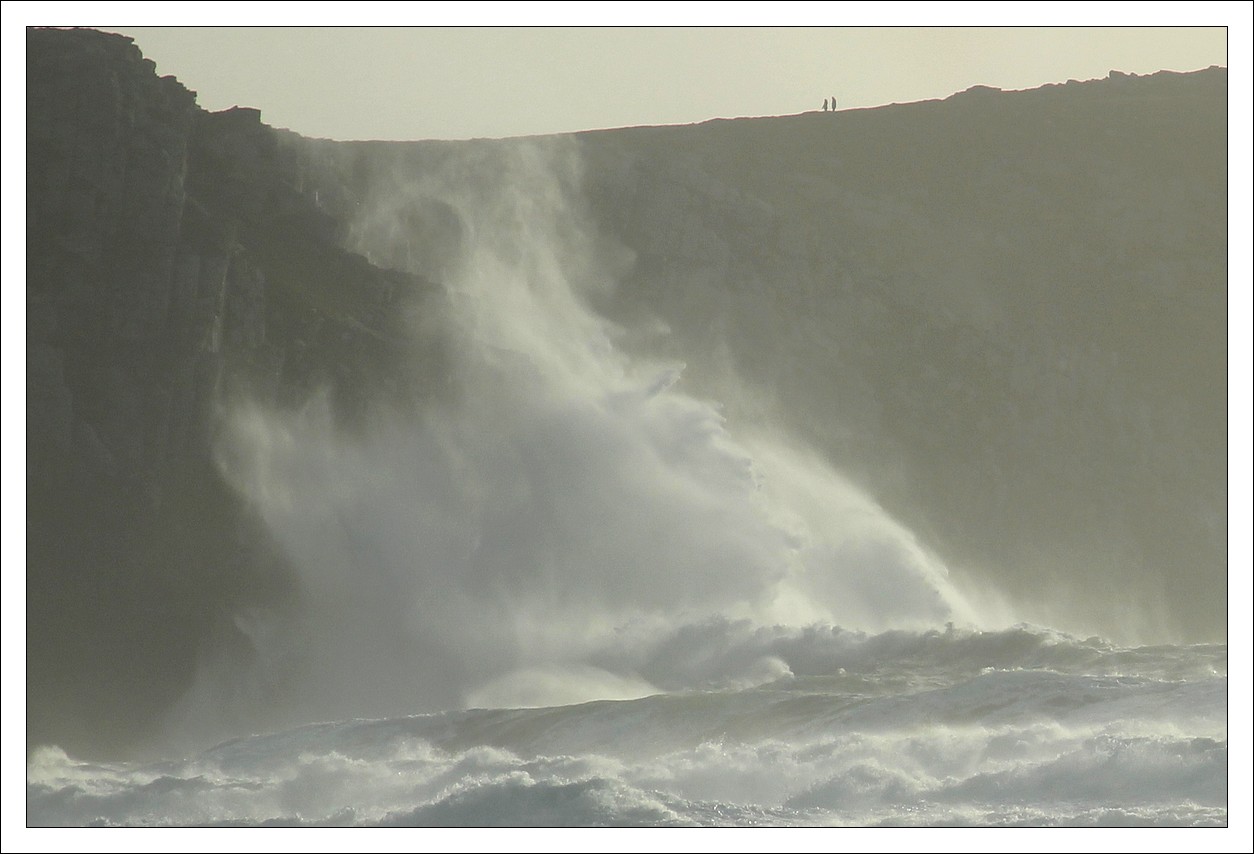 Camaret - Pointe du Toulinguet - Plage de Pen hat - Pen-Hir - Tempête du 3 Janvier 2014