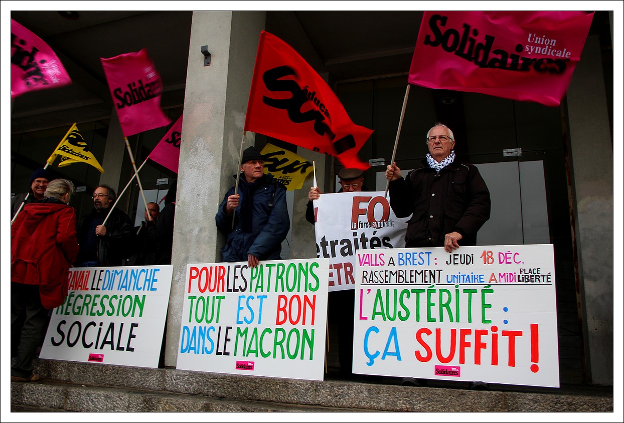 18 Décembre 2014 - Brest - Manifestation Alternative A l'Austérité